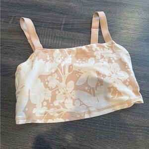 Aerie Offline Floral Beige Women's tank